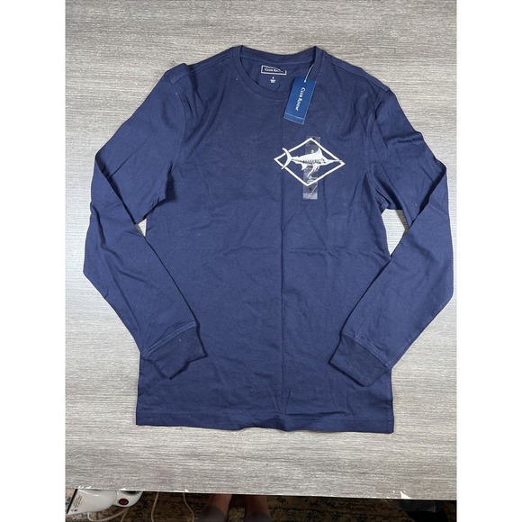 Club Room Women's Marlin Logo Long Sleeved Tee Shirt Sailing‎ NWT Size S - Picture 1 of 5